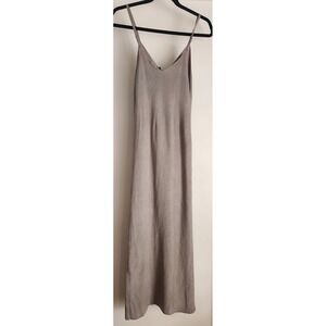NWT Freshman 1996 Women's Maxi Dress XS Beige Casual Long Sleeveless Knit